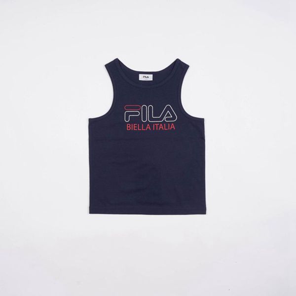 Camisetas Sin Mangas Fila Niños Azul Real - Biella - España 169504NLK